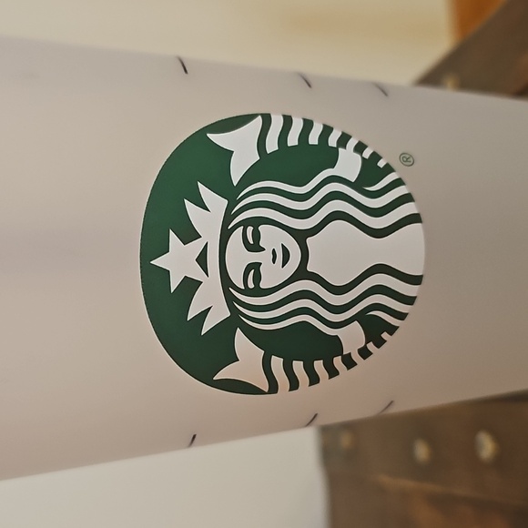 Starbucks Green and Silver, Hot Pink, Frosted Pink, and Clear FrostedTumbler Lot - Picture 9 of 11